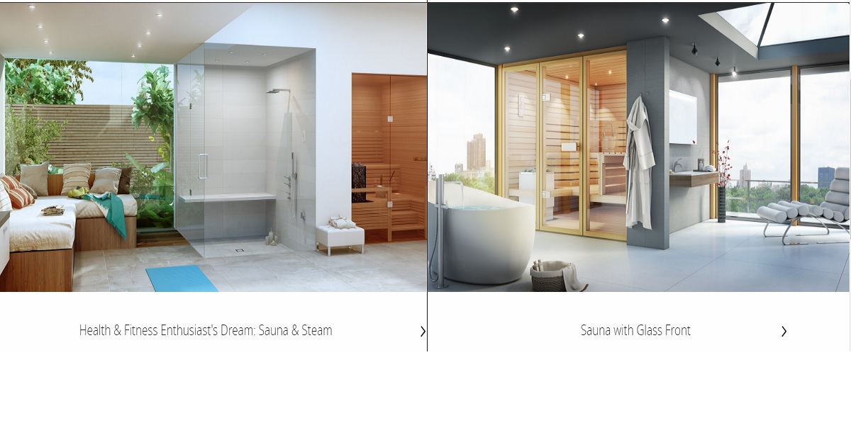 Phòng xông hơi ướt Amerec giúp bạn có giấc ngủ ngon hơn.